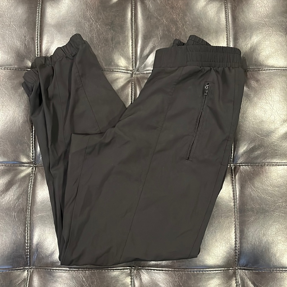 black athletic joggers